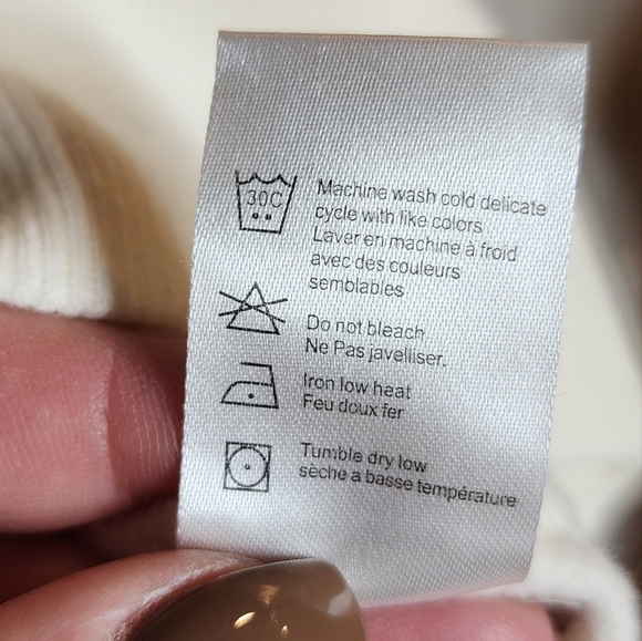 NWT Chaser White 'Ski Ya Later' Sweatshirt Soft Cozy Size Large Retro Winter - Picture 13 of 14